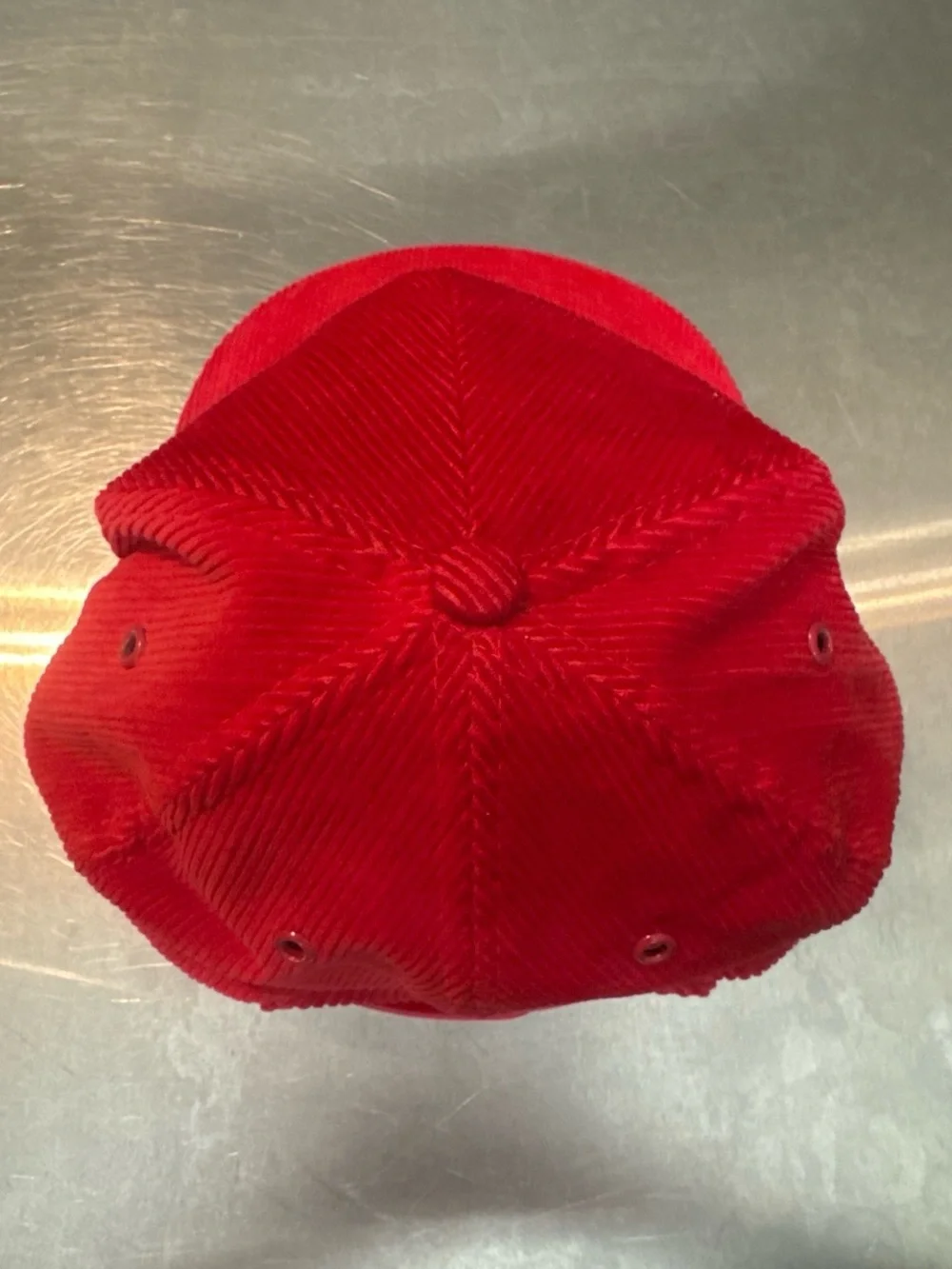 Vintage Red Marlboro Corduroy Cap
